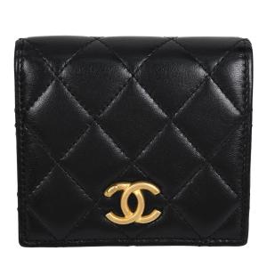 CHANEL（シャネル） 財布 ココマーク キャビアスキン A13498 がま口 二