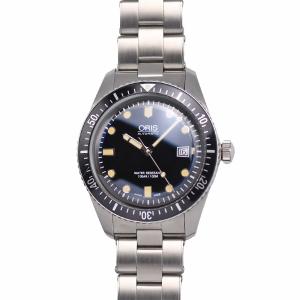 ORIS（オリス） アクイス 7673 スモールセコンド デイト 500m防水 黒