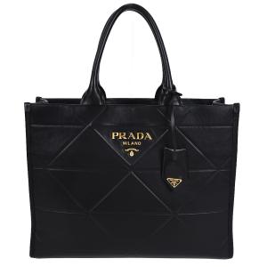 PRADA（プラダ） （美品）プラダ シンボル トップ ステッチ トート