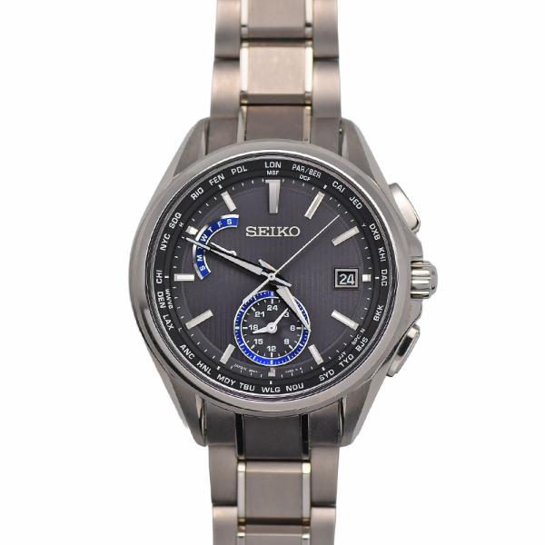 SEIKO セイコー BRIGHTZ ブライツ フライトエキスパート デュアルタイム メンズ ソーラ...