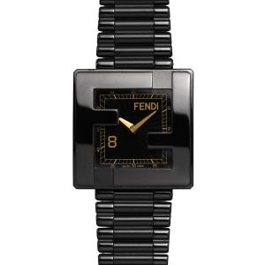 フェンディ FENDI フェンディマニア Fendimania メンズ クォーツ ステンレス SS ブラック文字盤 F132020301