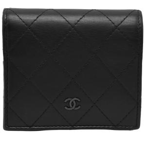 CHANEL（シャネル） ココマーク マトラッセ スモールウォレット 二