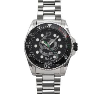 GUCCI（グッチ） 腕時計 メンズ ダイブ スネーク 蛇 ヘビ ブラック