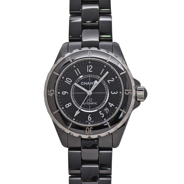 CHANEL シャネル J12 38mm オートマティック メンズ 自動巻 200m防水 ブラックセ...