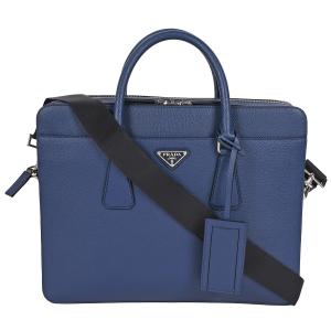 PRADA（プラダ） ビジネスバッグ 2WAY サフィアーノ ブラック メンズ