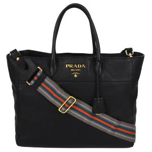 PRADA（プラダ） リボン ロゴ金具 トートバッグ ハンドバッグ