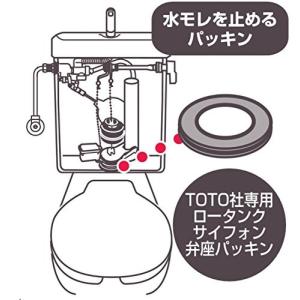 SANEI トイレ部品 ロータンクサイフォン弁座パッキン