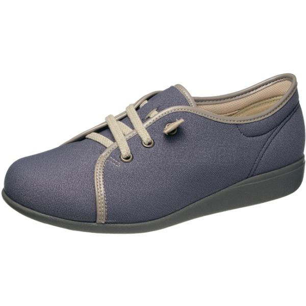 レディース ギフト 幅広 3E 軽量 日本製 履きやすい 快歩主義 L169 ブルーグレー 撥水 プ...