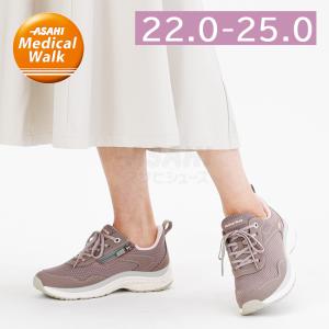 ウォーキングシューズ  レディース メディカルウォーク WK L031 ベリー 4E 幅広  ひざ｜sunrise-shoes