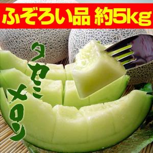 ふぞろいのタカミメロン 約5kg 茨城県産メロン 訳あり...