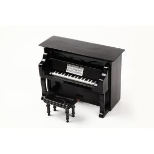ミニチュア楽器　アップライトピアノ　　黒｜sunrisesound