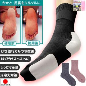 かかと シート 角質ケア 保湿 靴下 ひび割れ 足裏 踵ケア かかとツルツルソックス 対策 角質 除去 かかとケアソックス しっとり 潤う  エステソックス 日本製