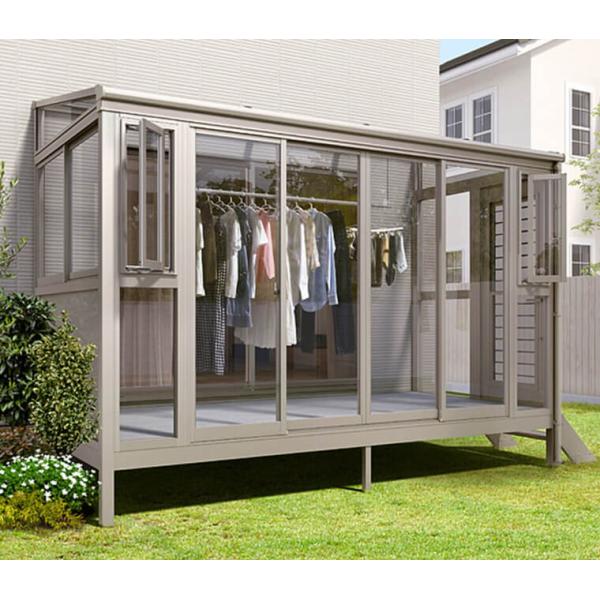 サニージュF型床納まり Ｗ1,820mm（1.0間）× Ｄ1,185mm（4尺）【リクシル】(サンル...