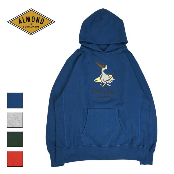 アーモンド パーカー メンズ レディース ブランド おしゃれ プルオーバーパーカー スウェットパーカ...