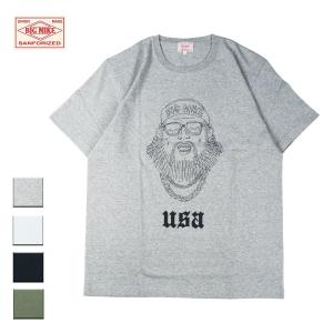 ビッグマイク Tシャツ 半袖 メンズ レディース ブランド おしゃれ ヘビーウェイト イラスト おじさん キャラクター アメカジ 白 黒 カーキ Bgm Suns Calif 通販 Yahoo ショッピング