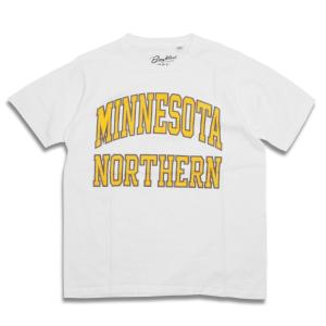 Tシャツ メンズ 半袖 アメカジ ホワイト Brentwood ブレントウッド WHITE アメリカ製 USA レディース ユニセックス MINNESOTA｜sunscalif