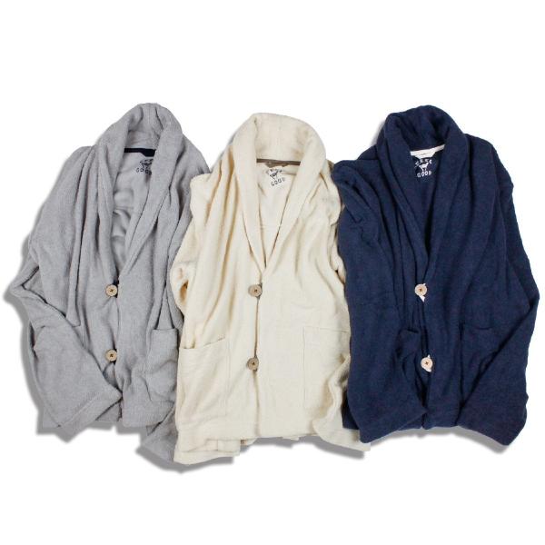 カーディガン メンズ 秋 厚手 リラックスパイルショール FEEL GOOD relaxing pi...