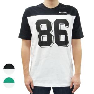 Tシャツ メンズ 半袖 ブランド おしゃれ HUF ハフ アメリカンフットボール ナンバー プリント FRANCO S S FOOTBALL JERSEY TEE 2色 OOO｜sunscalif