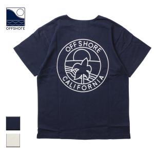 OFFSHORE オフショア Tシャツ メンズ ブランド レディース 半袖 おしゃれ バックプリント ブランドロゴ カリフォルニア サーフブランド｜sunscalif