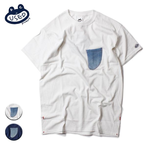 Tシャツ メンズ 半袖 ブランド おしゃれ レディース フィン ポケット デニム デニムポケット ポ...
