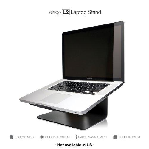 elago iPad用デザインスタンド L2 Stand ブラック EL-L2-STAND-BK