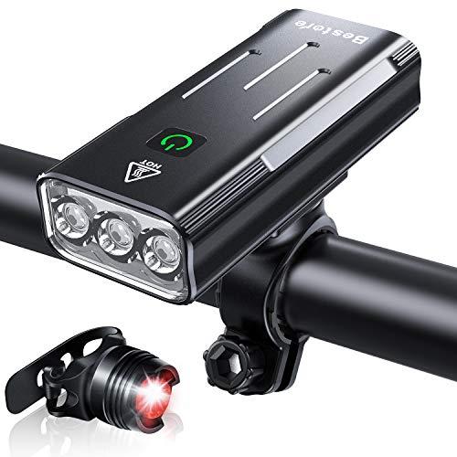 Bestore 自転車 ライト  大容量5200mAh USB充電式   自転車ヘッドライト LED...