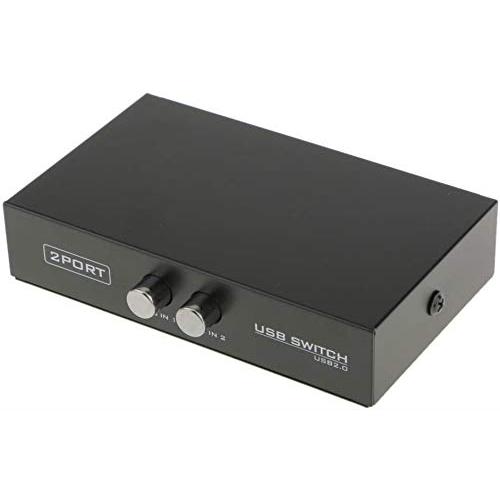 USB切替器 USB2.0設備  プリンター、カメラ等 共有スイッチ、2ポートUSB切替器