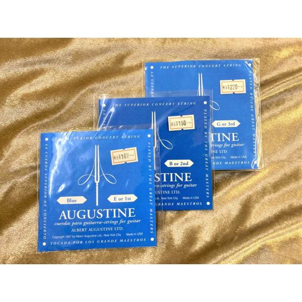 AUGUSTINE Classic Guitar String 1st,2nd,3rd BLUE 1...