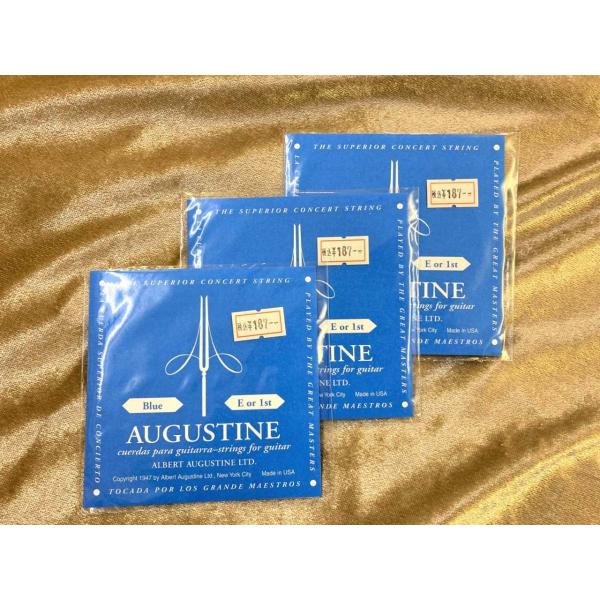 AUGUSTINE Classic Guitar String 1st BLUE 1弦×3本セット ...