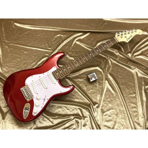 Legend LST-MINI CA ミニエレキギター ＆ ピック、クリップチューナー、ソフトケース