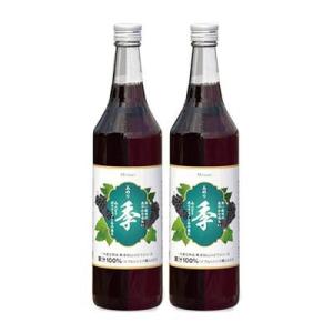 母の日　父の日　お中元　佐幸本店 季 みのり 600ml×２本セット 葡萄ジュース 山ぶどう ジュー...