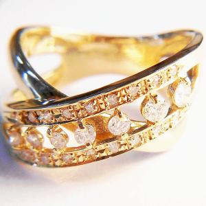 ハート リング 指輪 11号 18金 K18ホワイトゴールド ピンクサファイア