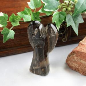 エンジェル 天使 スモーキー クォーツ smokey quartz 水晶 クオーツ パワーストーン インテリア 置物 天然石 水晶 癒し 浄化 幸運 開運 占い お守り ギフト 2026