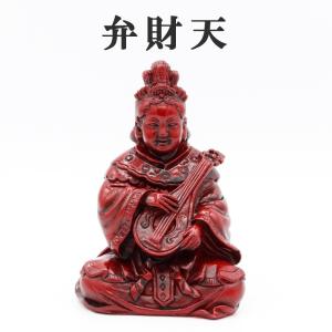 古美金調 弁財天 像(金属製) 八角皿 付 金運 上昇願い好運呼び込む