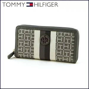 TOMMY HILFIGER トミーヒルフィガー 長財布 W86935641-045 シルバー×ストライプ 2024 辰年 令和６年 龍 竜