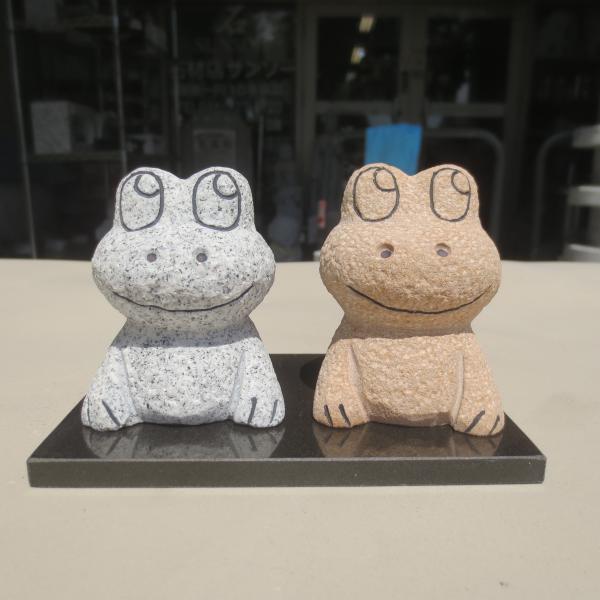 かえる カエル  置物 置き物 雑貨  蛙 グッズ 石のフロッグ   1個  Frog  送料無料