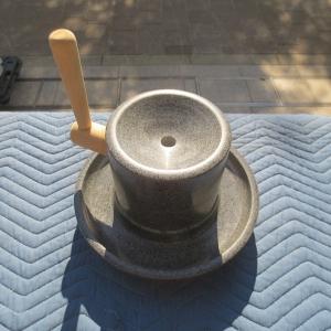 高級御影石、庵治石のひき臼　新品未使用 高級御影石、庵治石のひき臼 新品未使用 Amazon｜石臼 ひき臼 御影石