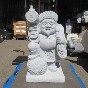 大黒天 だいこくてん 大黒様 だいこくさま 置物 石材彫刻品 オブジェ