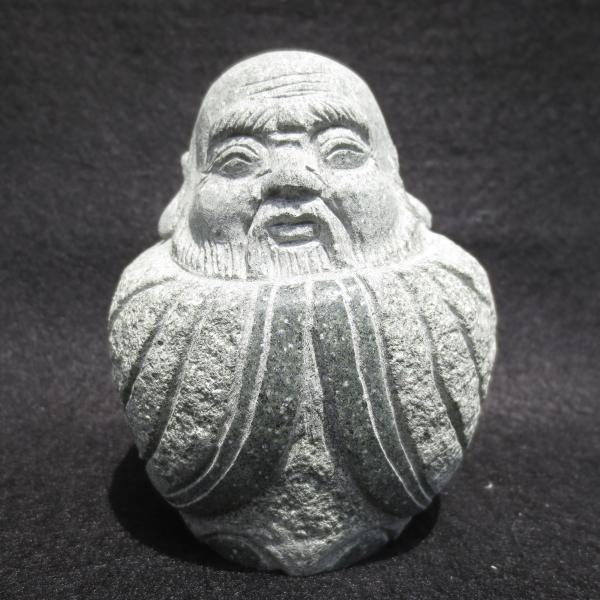 福禄寿 ふくろくじゅ 七福神 置物【財運招福・延命長寿・立身出世・招徳人望】）の神様石材彫刻品 オブ...