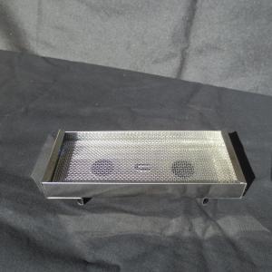 線香皿 網付き(小) 家名シール付き ステンレ...の詳細画像1