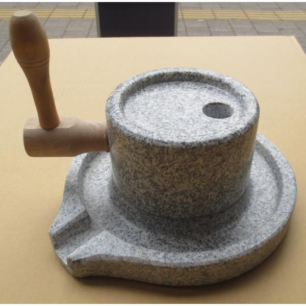 石臼 （いしうす） ひき臼 （ひきうす） 御影石 上臼径 16.5cm型  約10.5kg   送料...