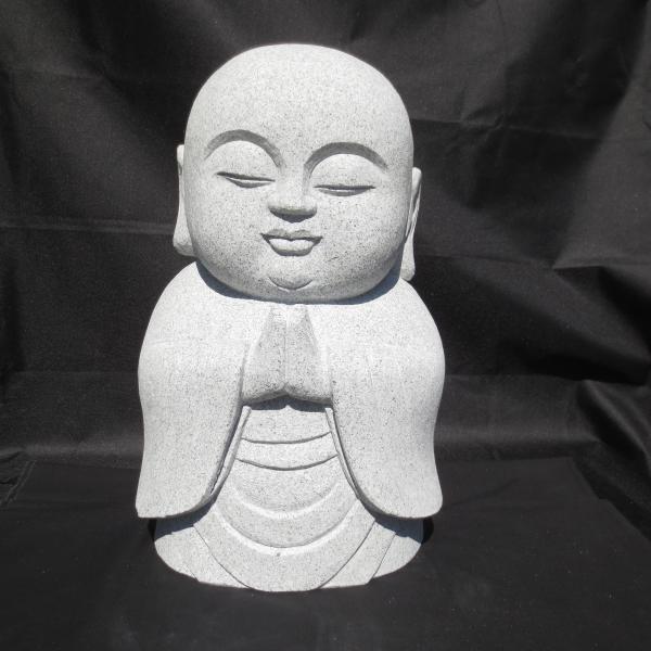 わらべ おじぞうさん 童地蔵 高40cm  地蔵菩薩 お地蔵さん  癒しのおじぞうさま 石の置物 御...