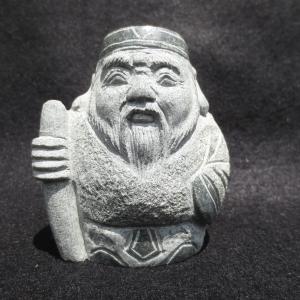 大黒天 だいこくてん 大黒様 だいこくさま 置物 石材彫刻品 オブジェ