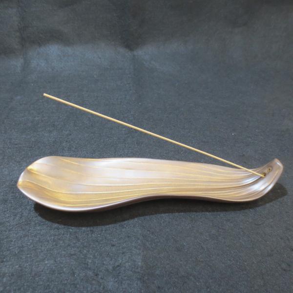 インセンスホルダー お香立て 陶器 百日紅 さるすべりの葉 おしゃれ 線香立て 線香差し お香皿 線...