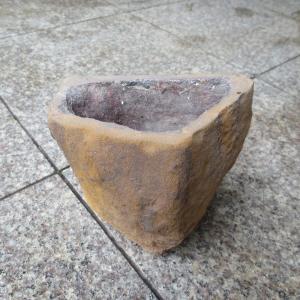 自然石(b) 水鉢（みずばち）  お墓 お庭  どこでも  鉄鉱石の高級水鉢 ！送料無料｜sunsoh