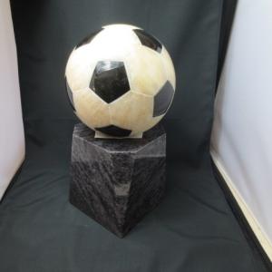 オブジェ サッカーボール 大理石 オブジェ 置物 送料無料