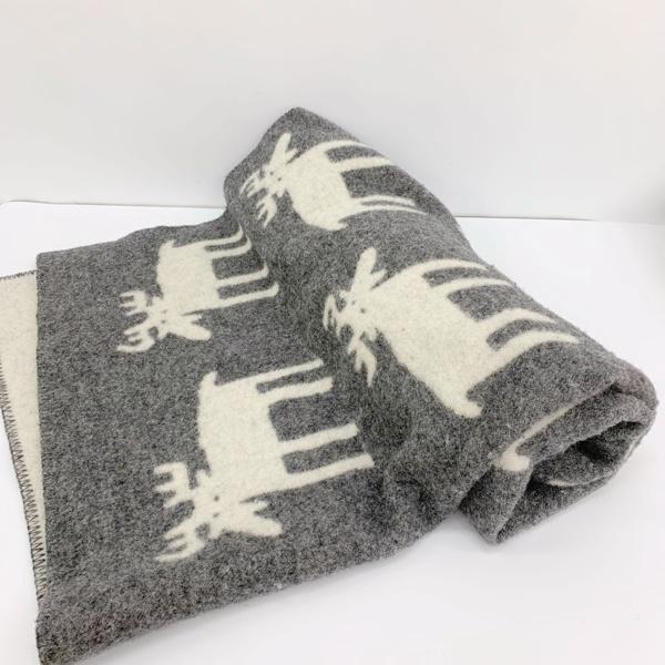 KLIPPAN クリッパン シングルブランケット 毛布 ラグ マット インテリア ベングトのムース ...