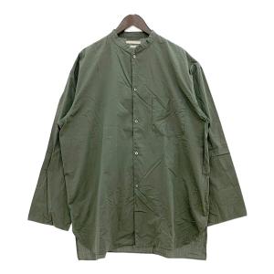 ブラームス High Coumt Chambray Stand Collar Shirt ハイカウン...