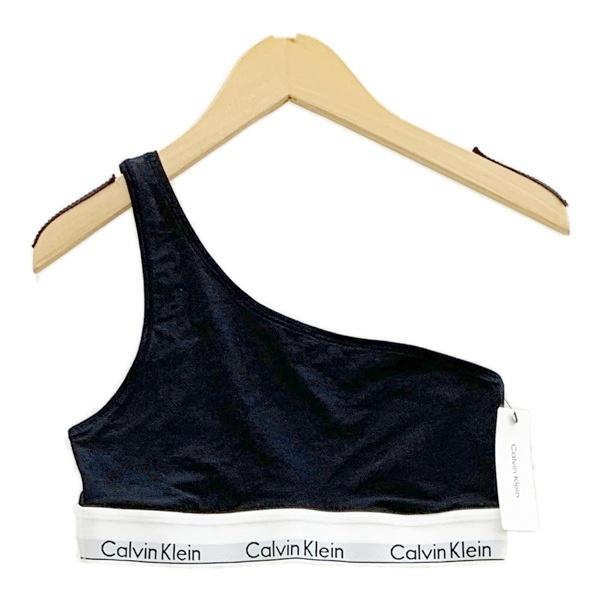 Calvin Klein カルバンクライン ワンショルダーブラレット スポーツブラ スポブラ 下着 ...