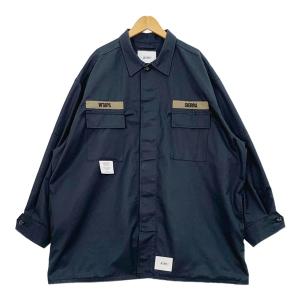 WTAPS 20SS GUARDIAN JACKET ガーディアン ジャケット 201WVDT JKM04 ブルゾン ミリタリー メンズ サイズX/01 ネイビー ダブルタップス アウター DM10118■｜sunstep